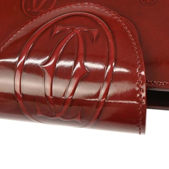 Cartier Bordeaux Patent Leather Happy Birthday Handbag ELGC 117044 - Picture 6 of 10